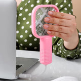 2-in-1 Mini Mosquito Killer Racket & LED Lamp – USB Rechargeable Electric Insect Zapper